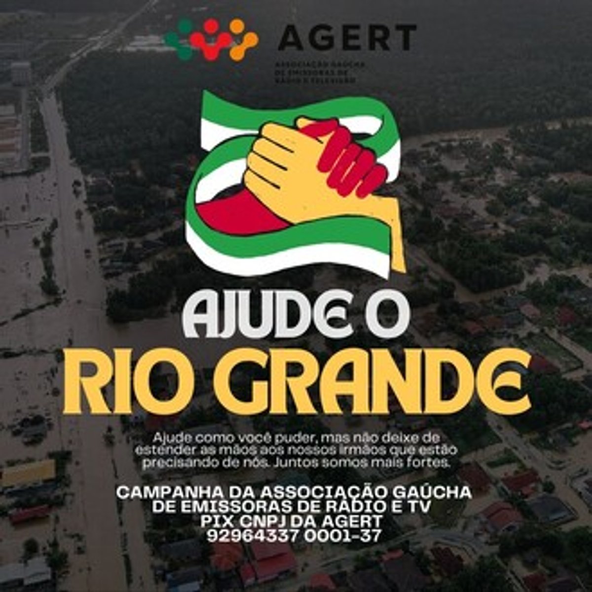 AGERT lança campanha de contribuição com o Rio Grande do Sul
