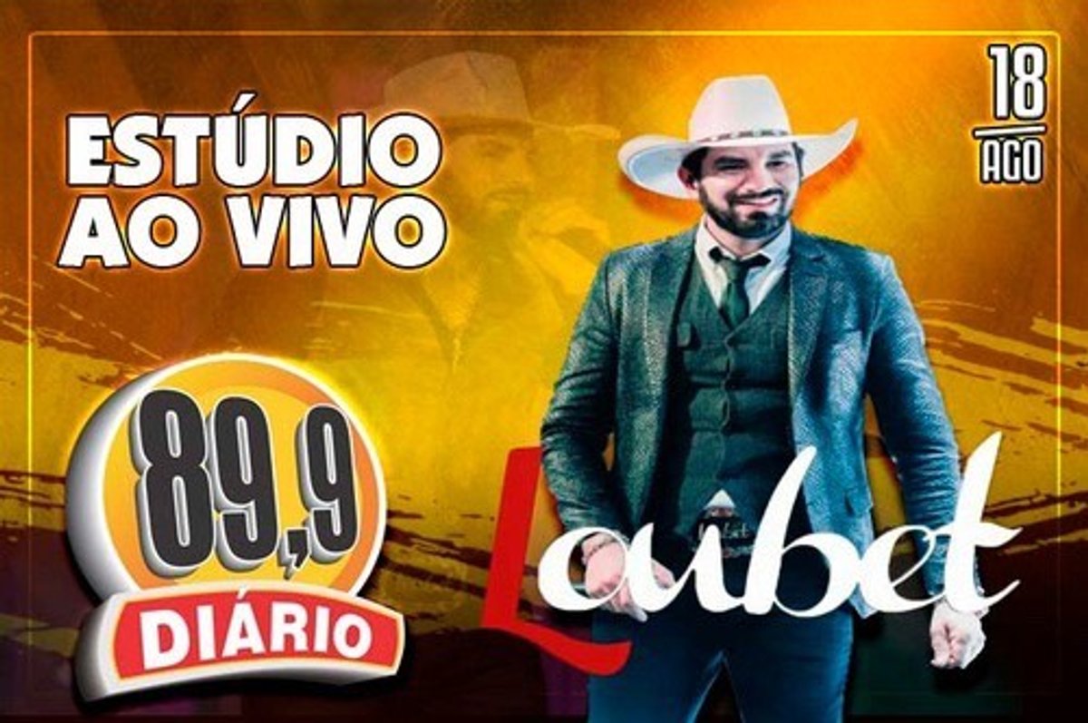 FM Diário realiza estúdio ao vivo com Loubet, em São José do Rio Preto (SP)