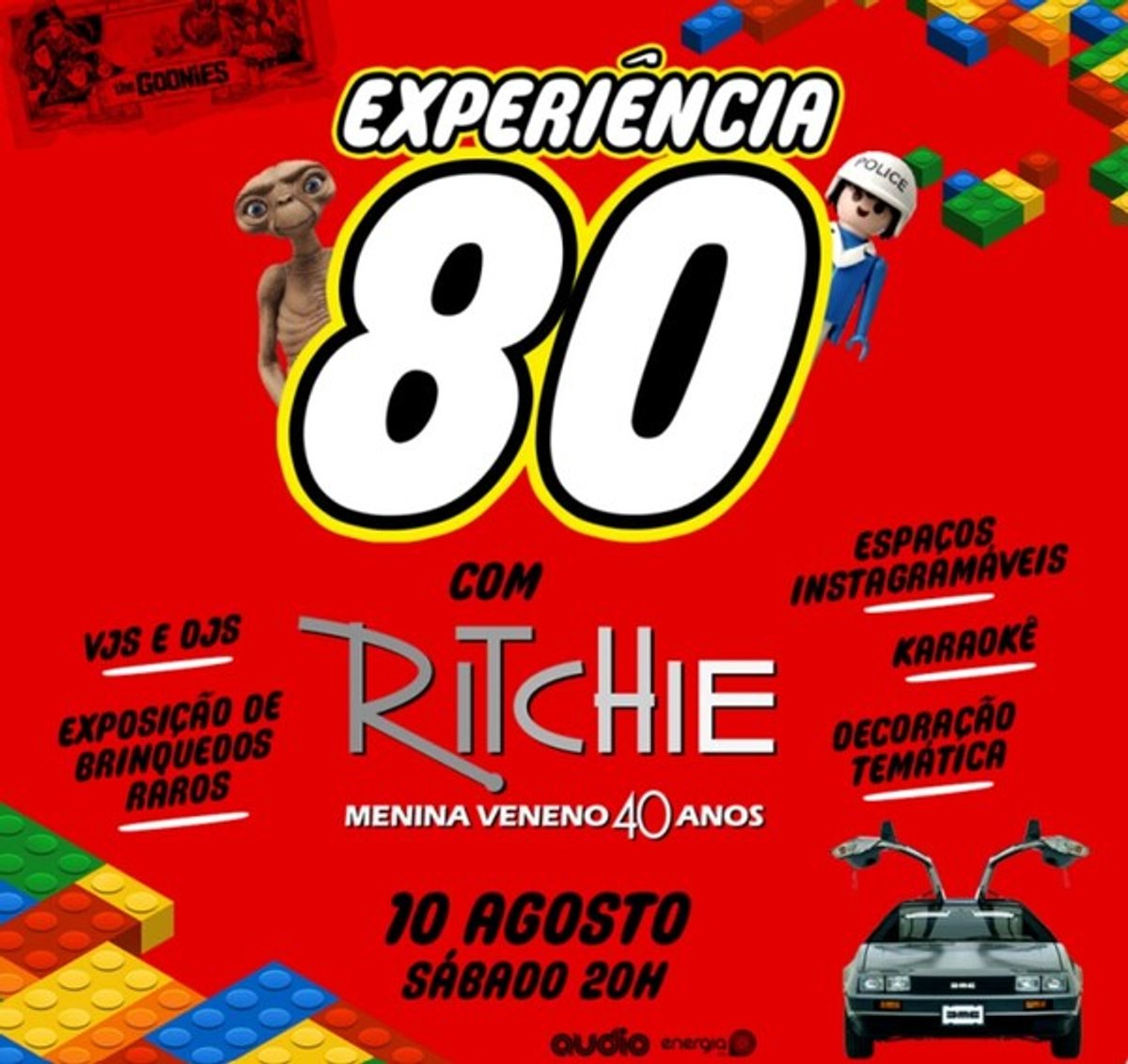 Energia FM realiza mais um evento da série alusiva às décadas de 80, 90 e 2000