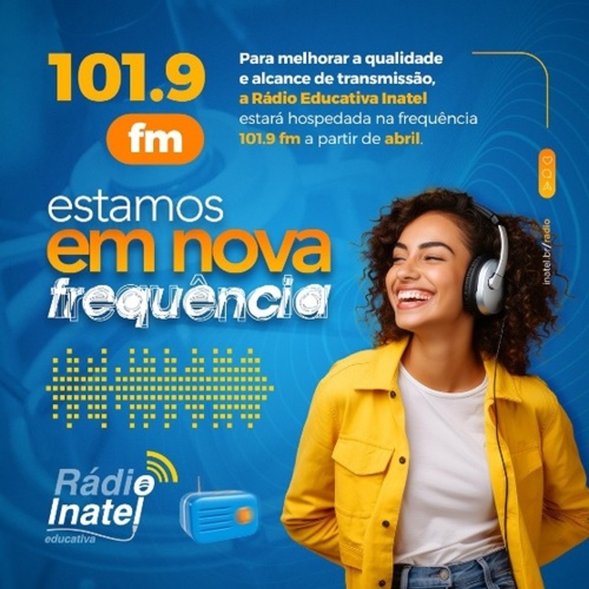 Rádio Educativa Inatel FM passa a operar em novo canal no Sul de Minas Gerais