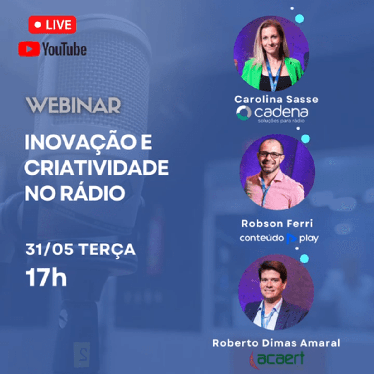 Cadena promove webinar para abordar sobre Inovação e Criatividade no Rádio