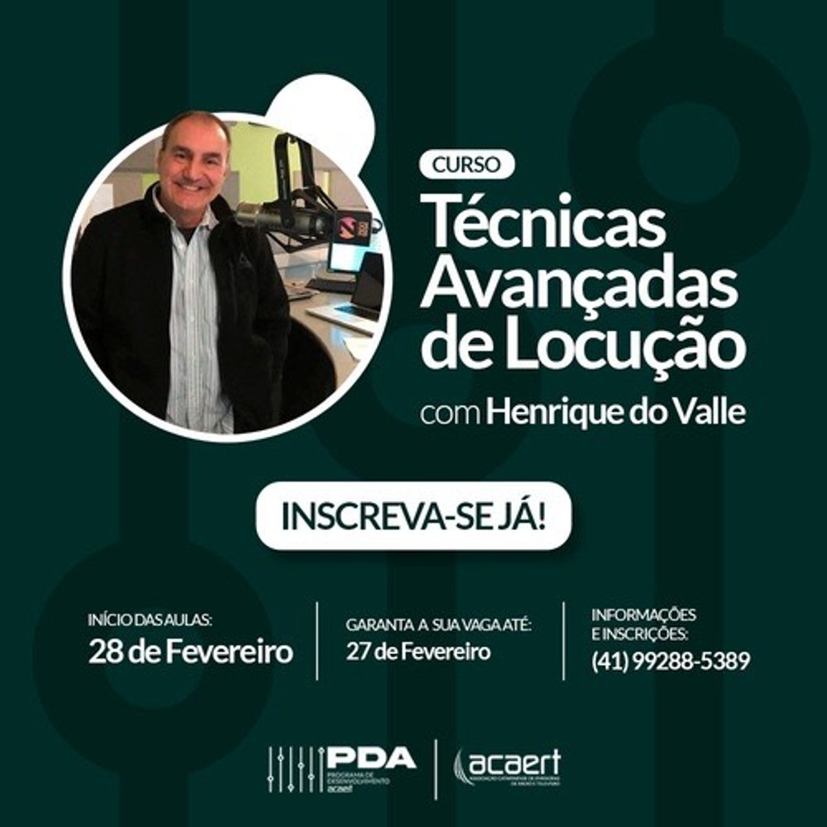 ACAERT lança programa para capacitação de profissionais de rádio e televisão em Santa Catarina