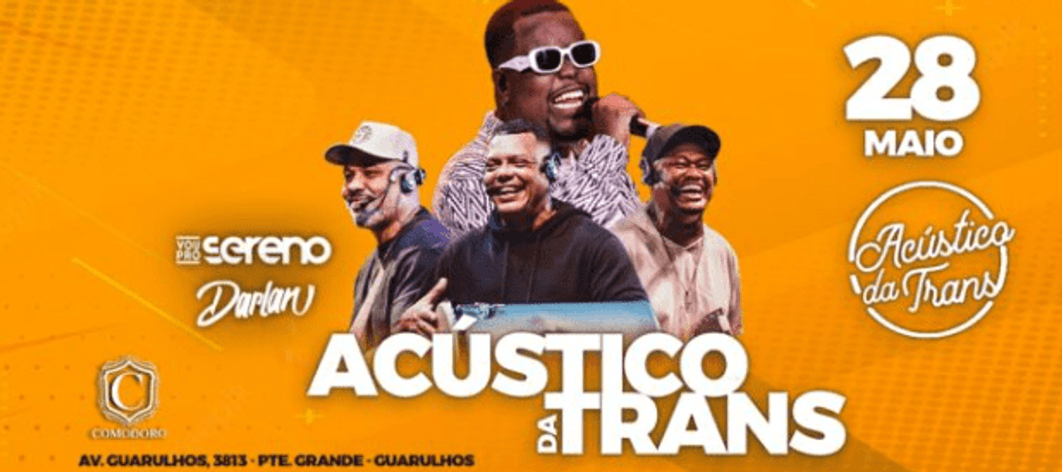Acústico da Trans, da Transcontinental FM, será com o grupo Vou Pro Sereno