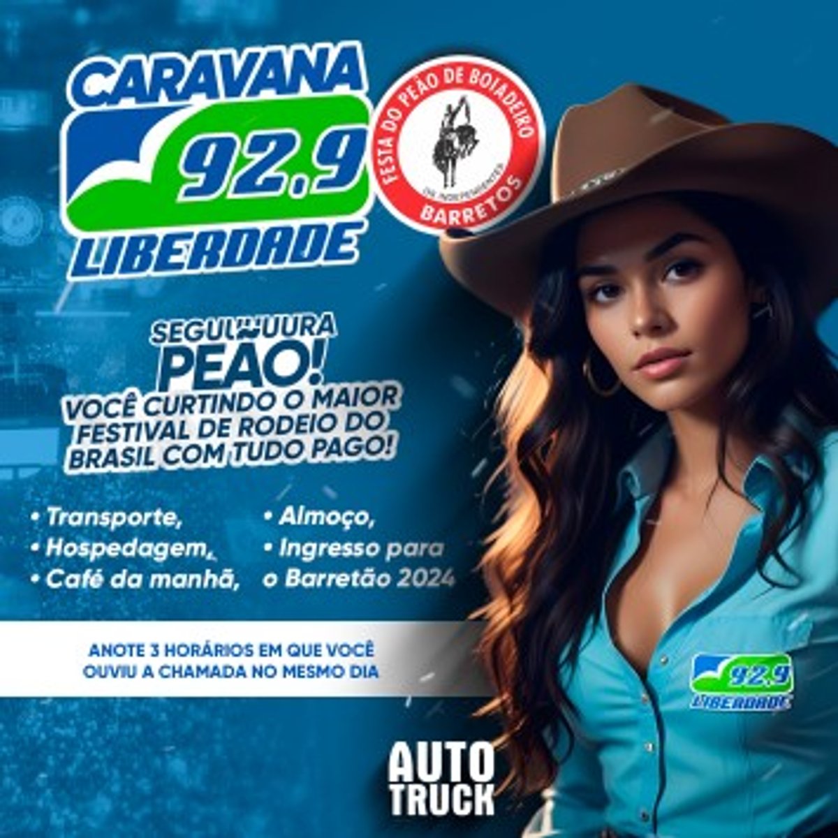Liberdade FM realiza caravana para a Festa do Peão de Barretos (SP)