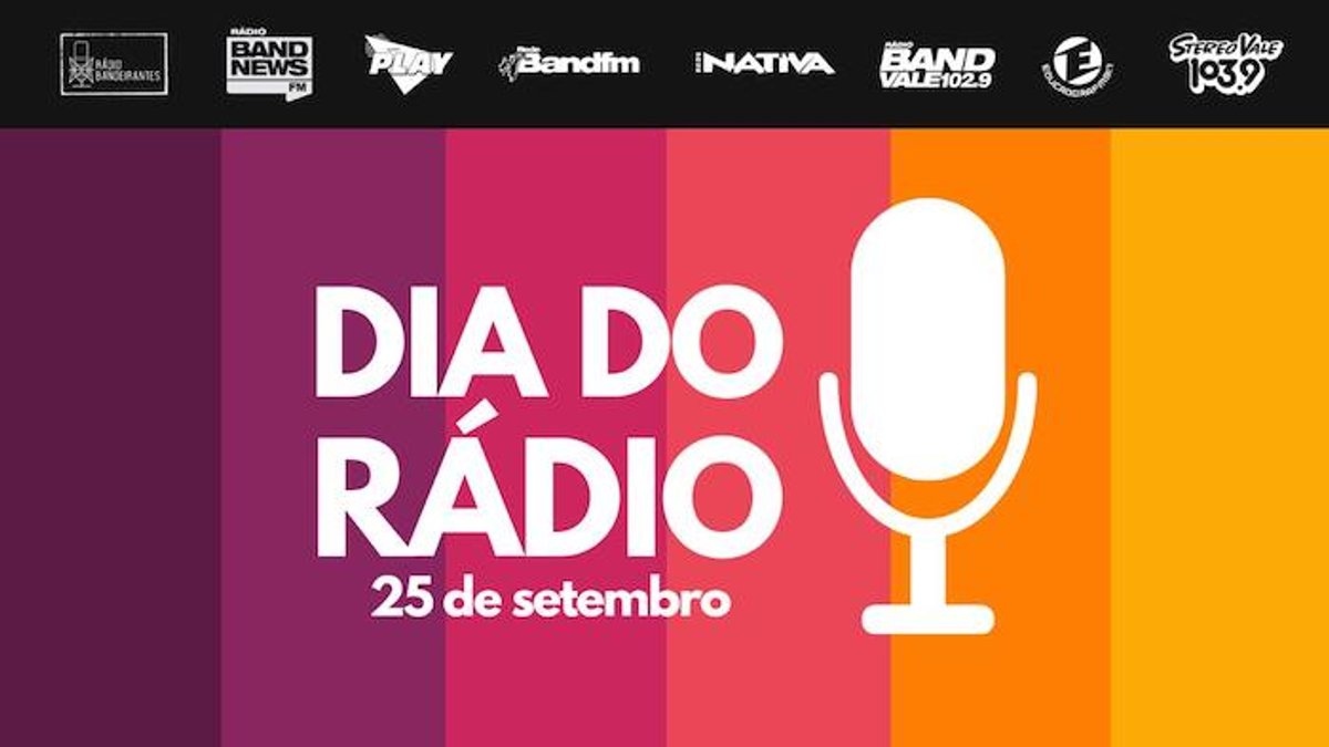 Band TV faz tour ao vivo pelas rádios do Grupo Bandeirantes para comemorar o Dia do Rádio