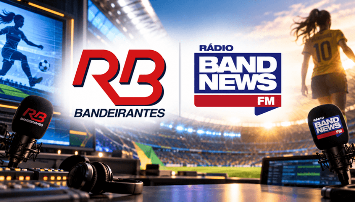Grupo Bandeirantes garante transmissão dos 64 jogos da Copa do Mundo Feminina de 2027 pelas rádios Bandeirantes e BandNews FM