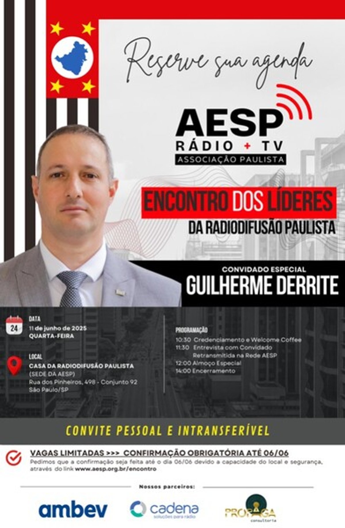 AESP promove Encontro Especial com o Secretário de Segurança Pública de São Paulo