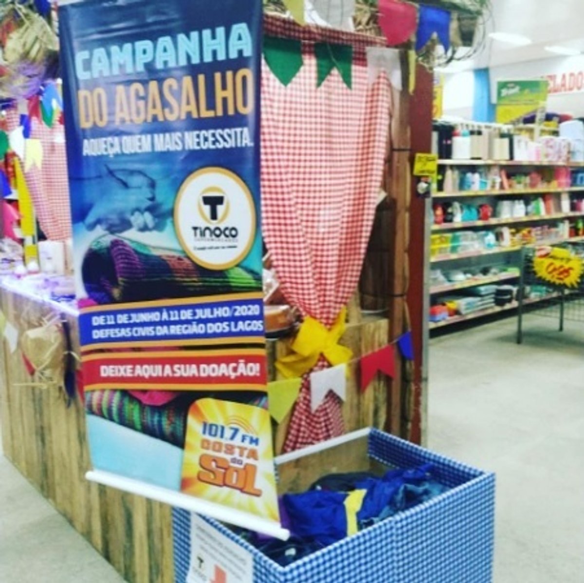 Costa do Sol FM finaliza campanha do agasalho e arrecada quase 500 kg em doações