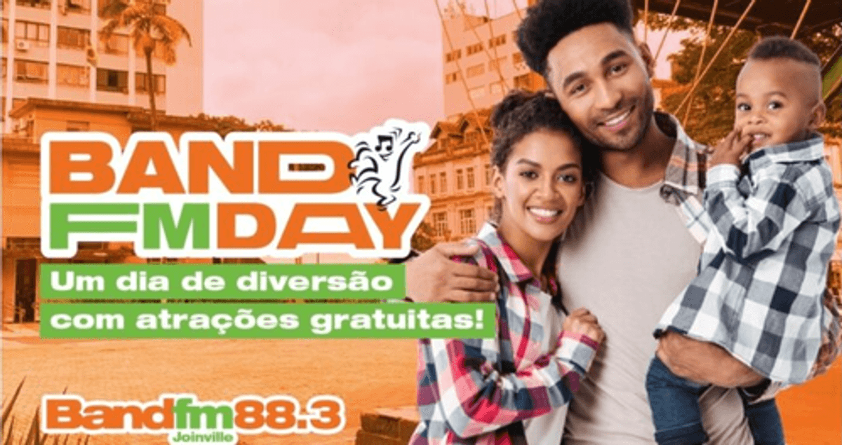Band FM realiza a ação Band FM Day em Joinville (SC)