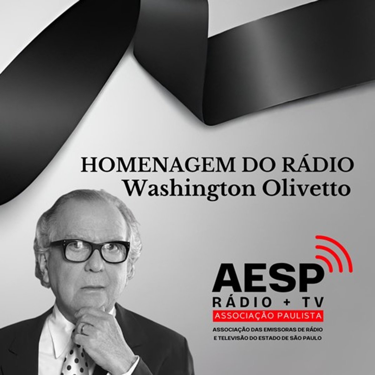 AESP homenageia Washington Olivetto com material exclusivo para ser divulgado pelas rádios