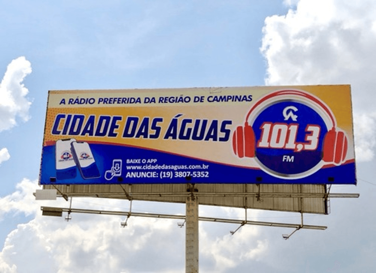 Cidade das Águas FM investe na divulgação de sua operação no interior paulista