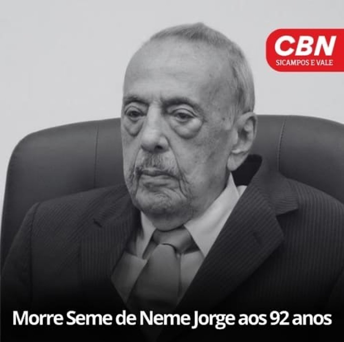 Morre o diretor-presidente da CBN Vale, Seme de Neme Jorge