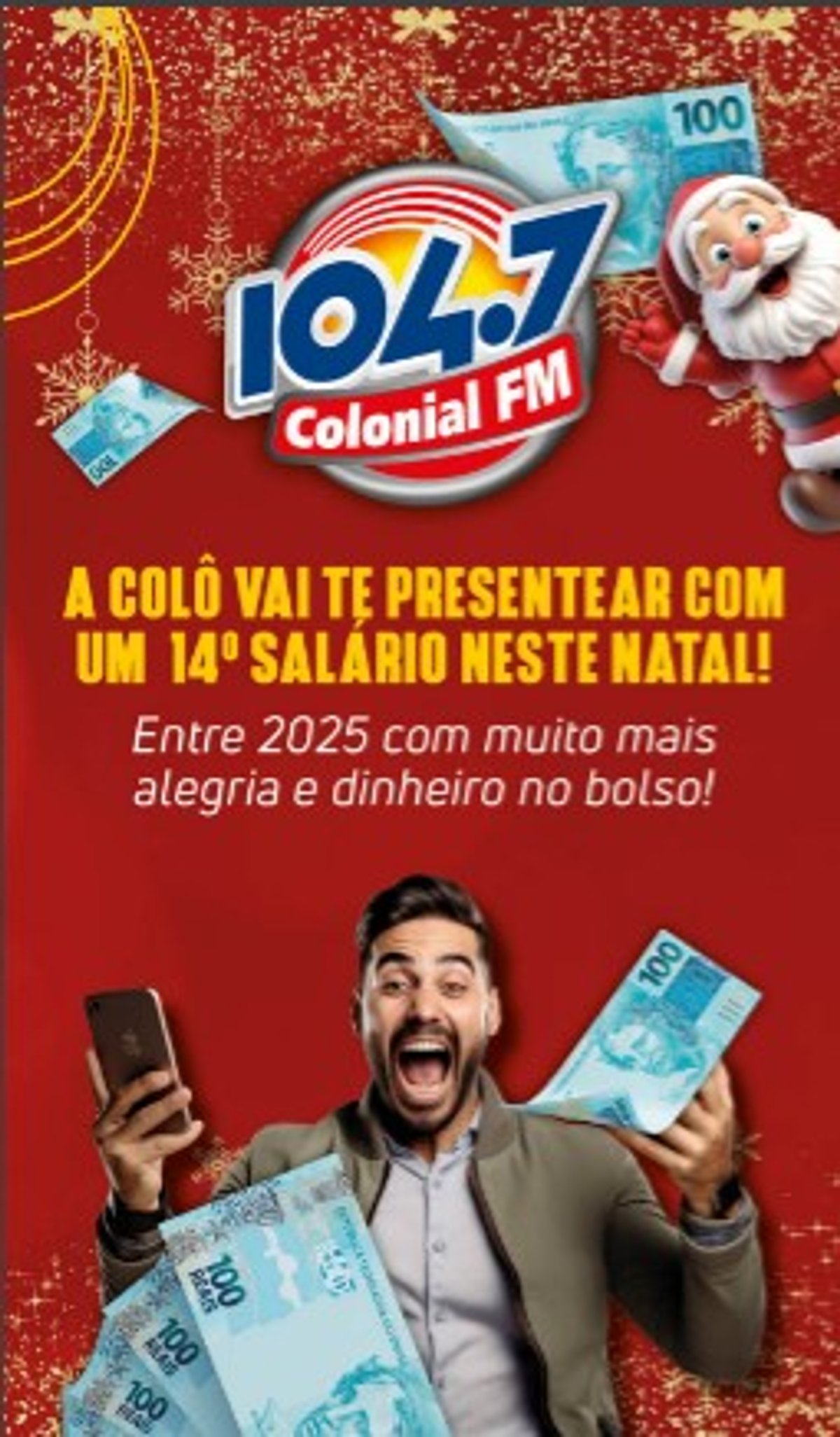 Colonial FM anuncia ações promocionais e programação especial de fim de ano