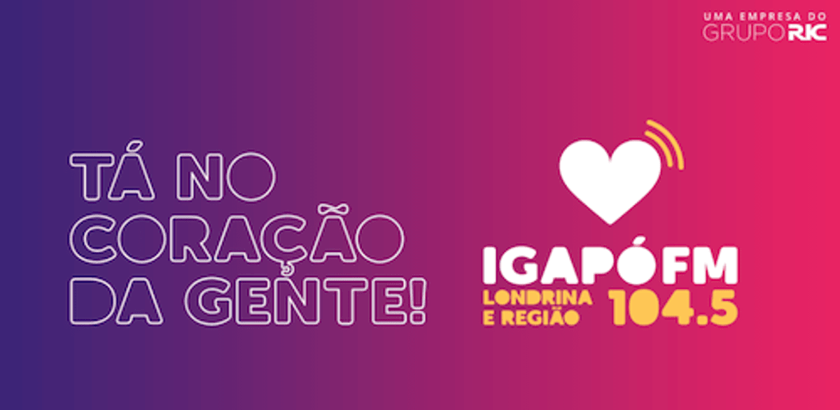 Grupo RIC anuncia estreia de nova programação da Igapó FM de Londrina