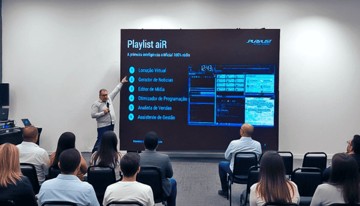 Playlist destaca novos sistemas e inteligência artificial em eventos de rádio