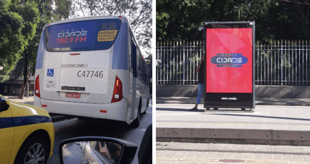 Rádio Cidade executa uma campanha de fortalecimento da marca no Rio de Janeiro