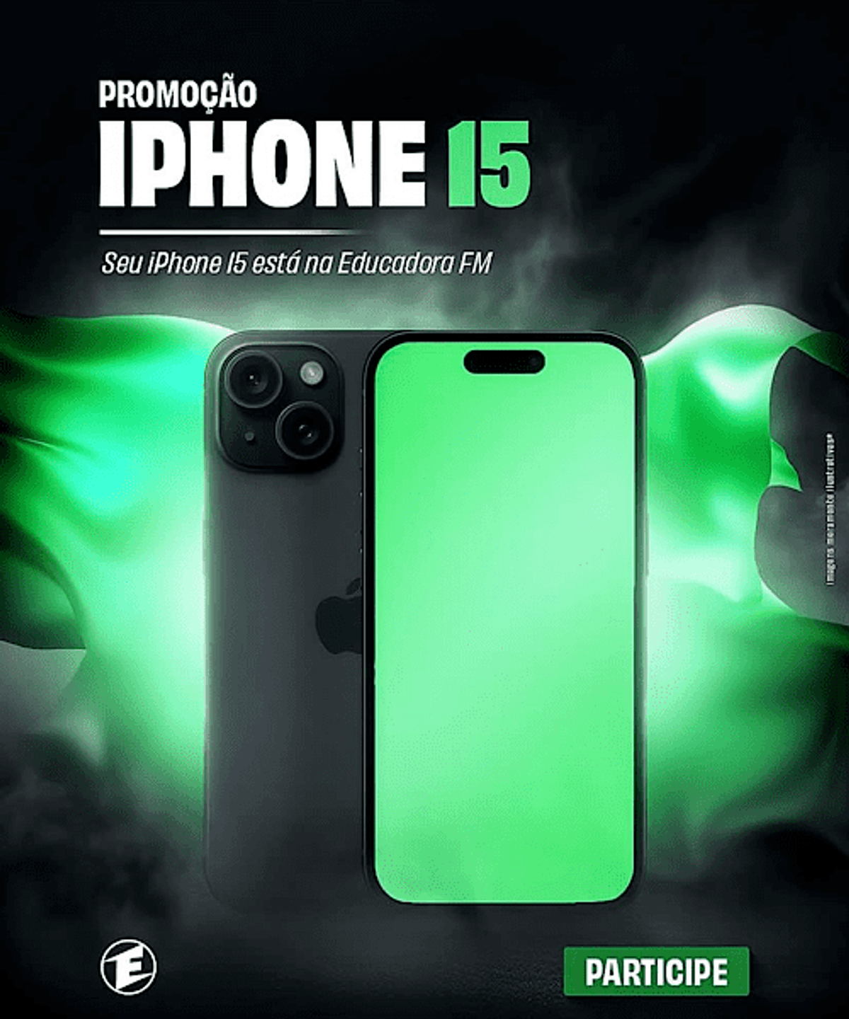 Educadora FM anuncia ação para sorteio de iPhone 15