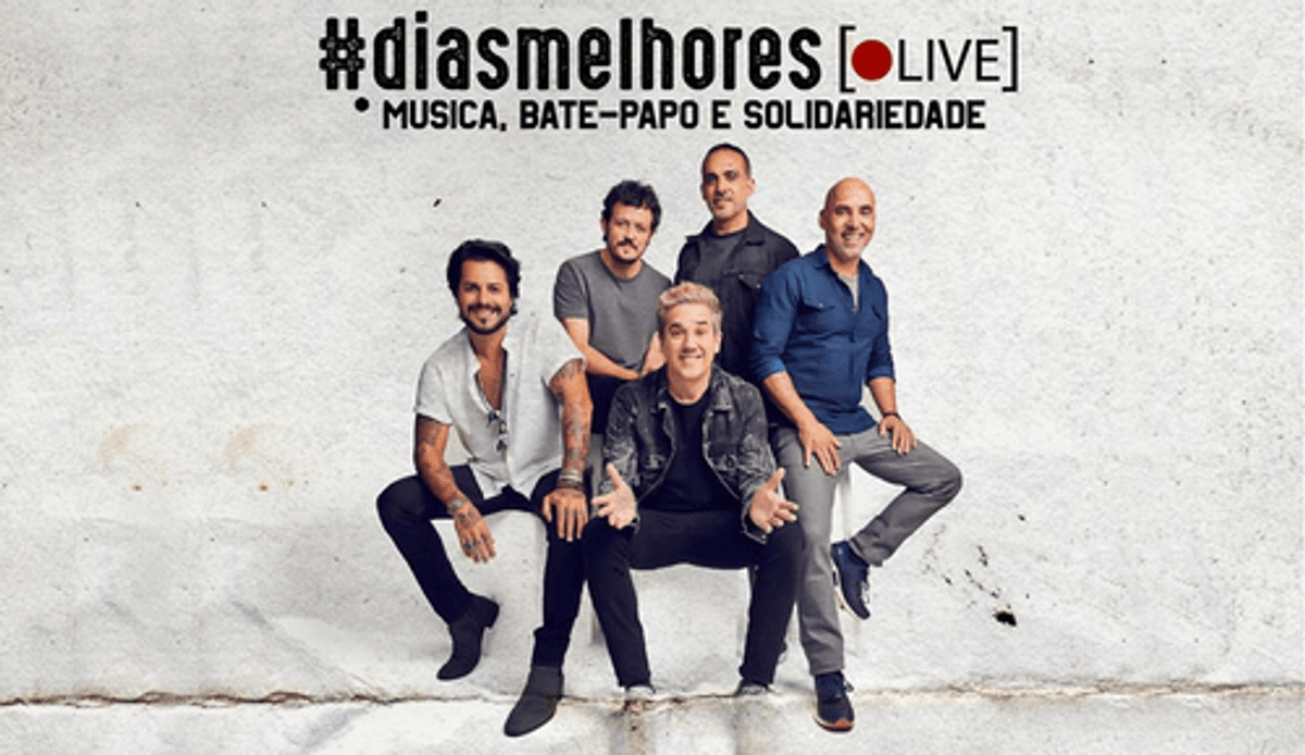 Rádio Mix FM transmite nesta sexta-feira live da banda Jota Quest chamada "Dias Melhores"