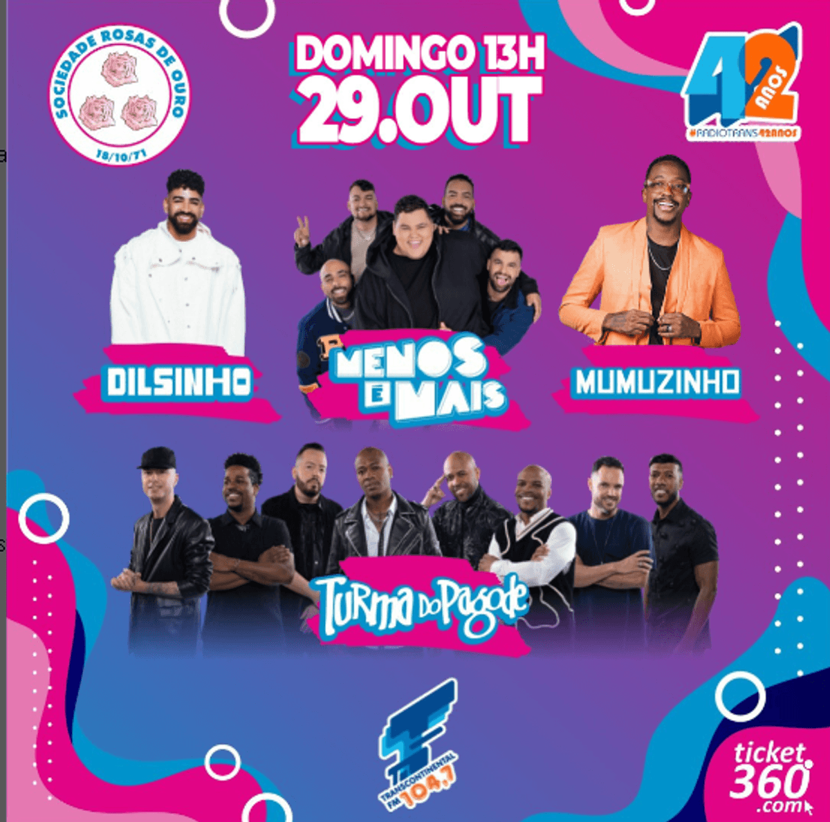 Transcontinental FM realiza evento para comemorar 42 anos na Grande São Paulo 