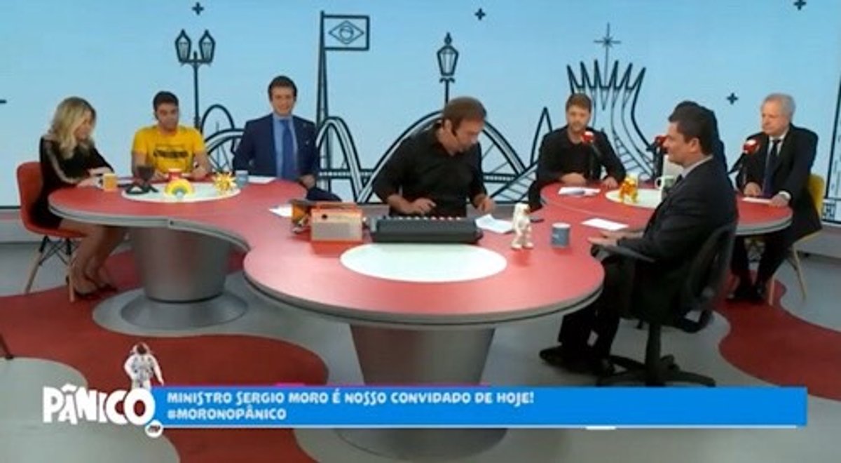 Programa Pânico estreia em 2020 em novo estúdio, plateia e entrevista com o ministro Sérgio Moro