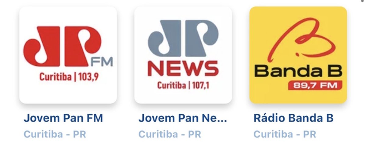 Rádios do Grupo RIC avançam em audiência em Curitiba; Jovem Pan News acumula alta de 15,8%
