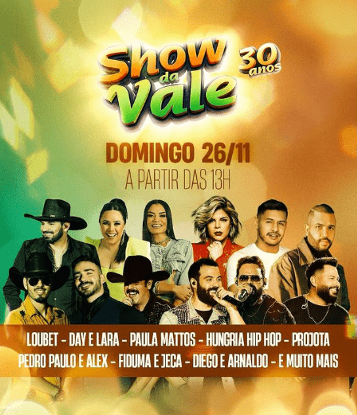 Vale Verde FM completa 30 anos e realiza no próximo final de semana show de aniversário em Itapetininga (SP)