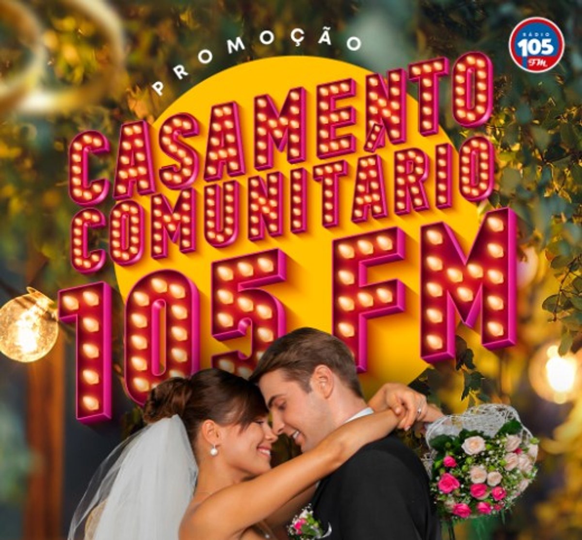 105 FM realiza casamento comunitário em Jaraguá do Sul (SC)