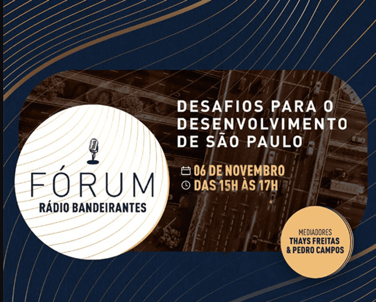 Fórum Rádio Bandeirantes vai debater o zoneamento na cidade de São Paulo