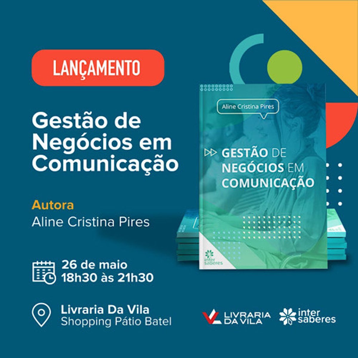 Professora lança livro que aborda a gestão de negócios em comunicação