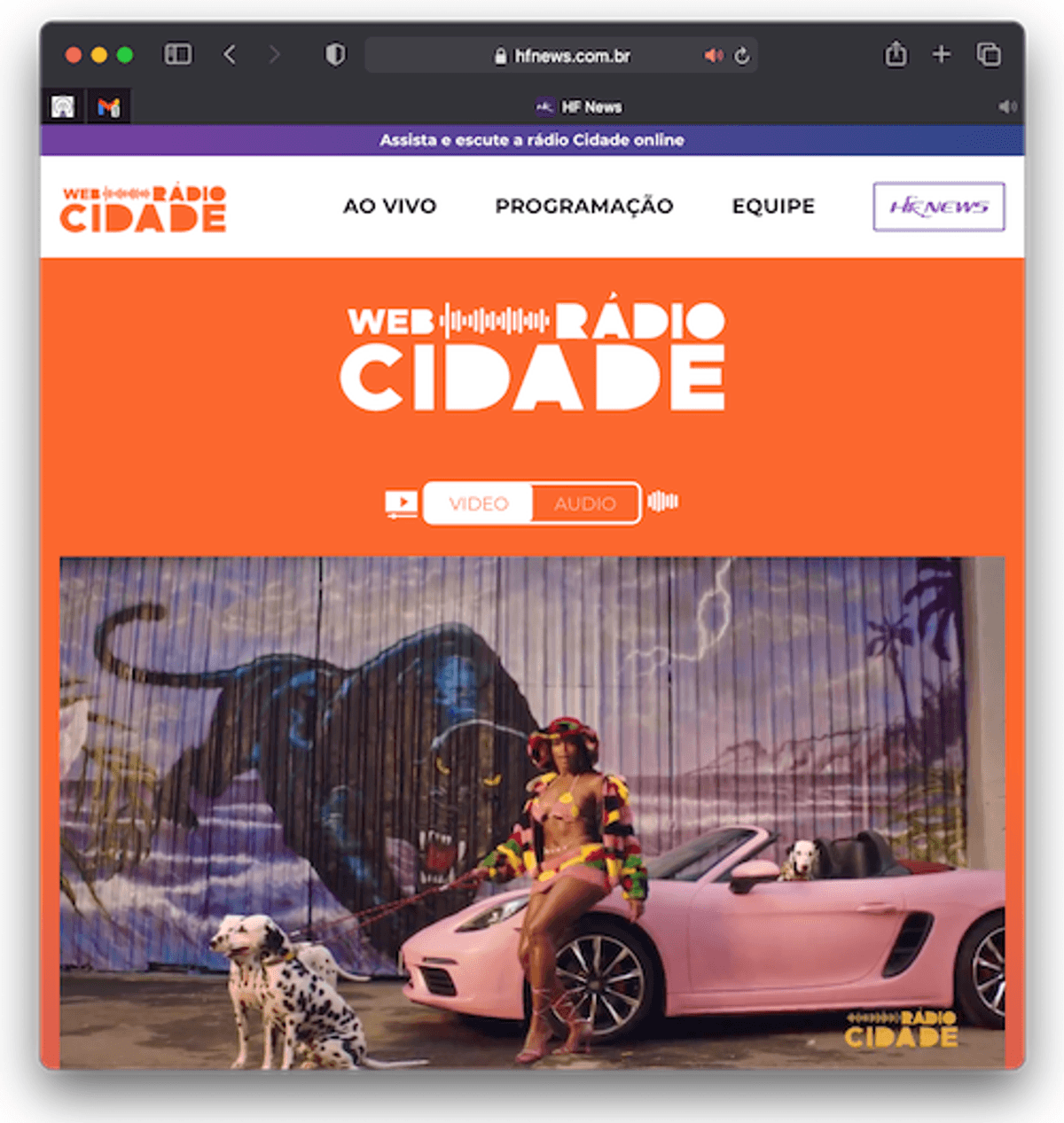 Rádio Cidade de Vitória passa a contar com transmissão em áudio e vídeo na internet