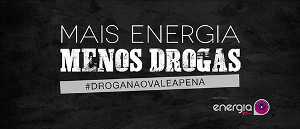 Energia 97 FM encampa campanha "Mais Energia Menos Drogas" em São Paulo
