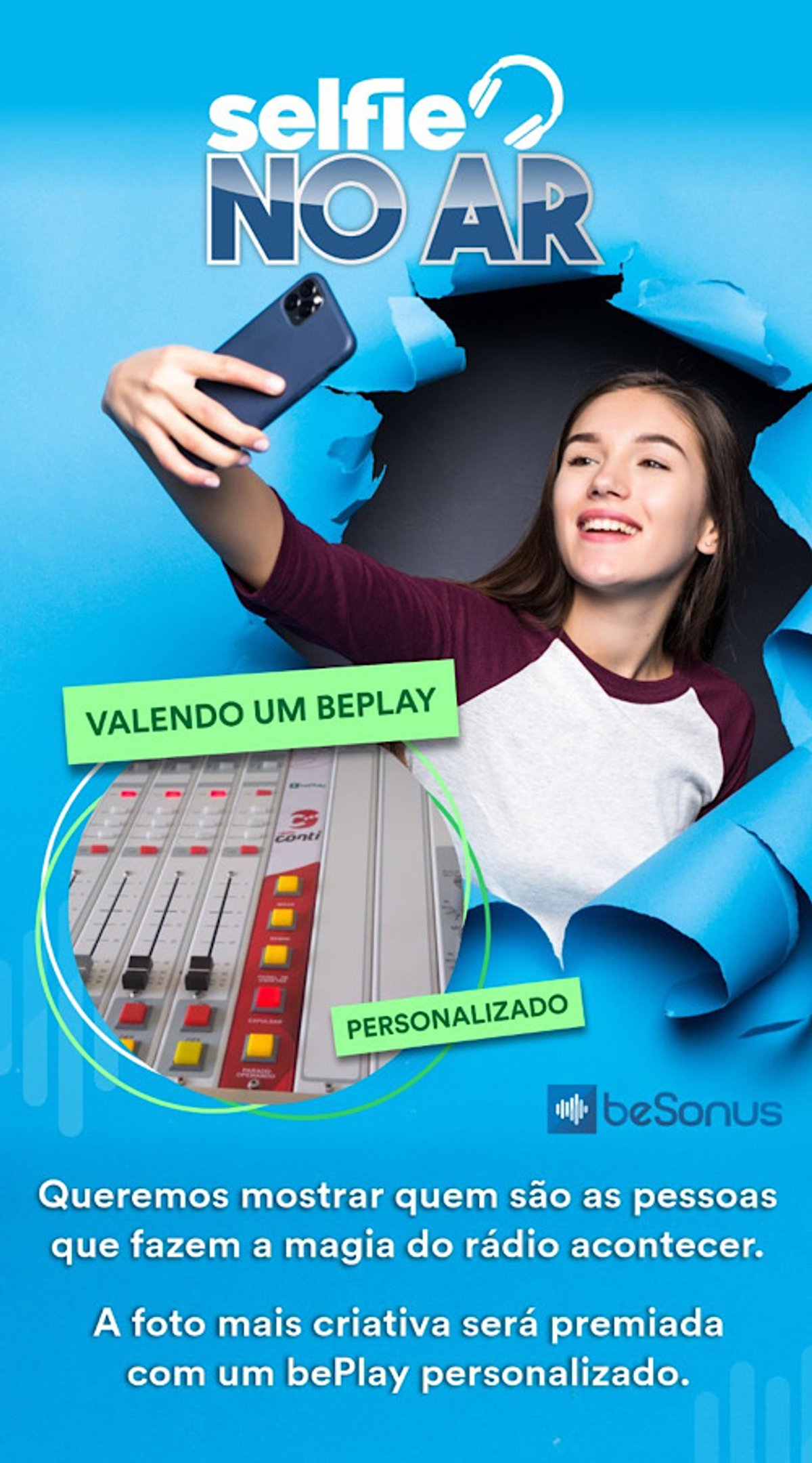 BeAudio realiza ação que presenteia rádio com um hardware personalizado para a sua mesa