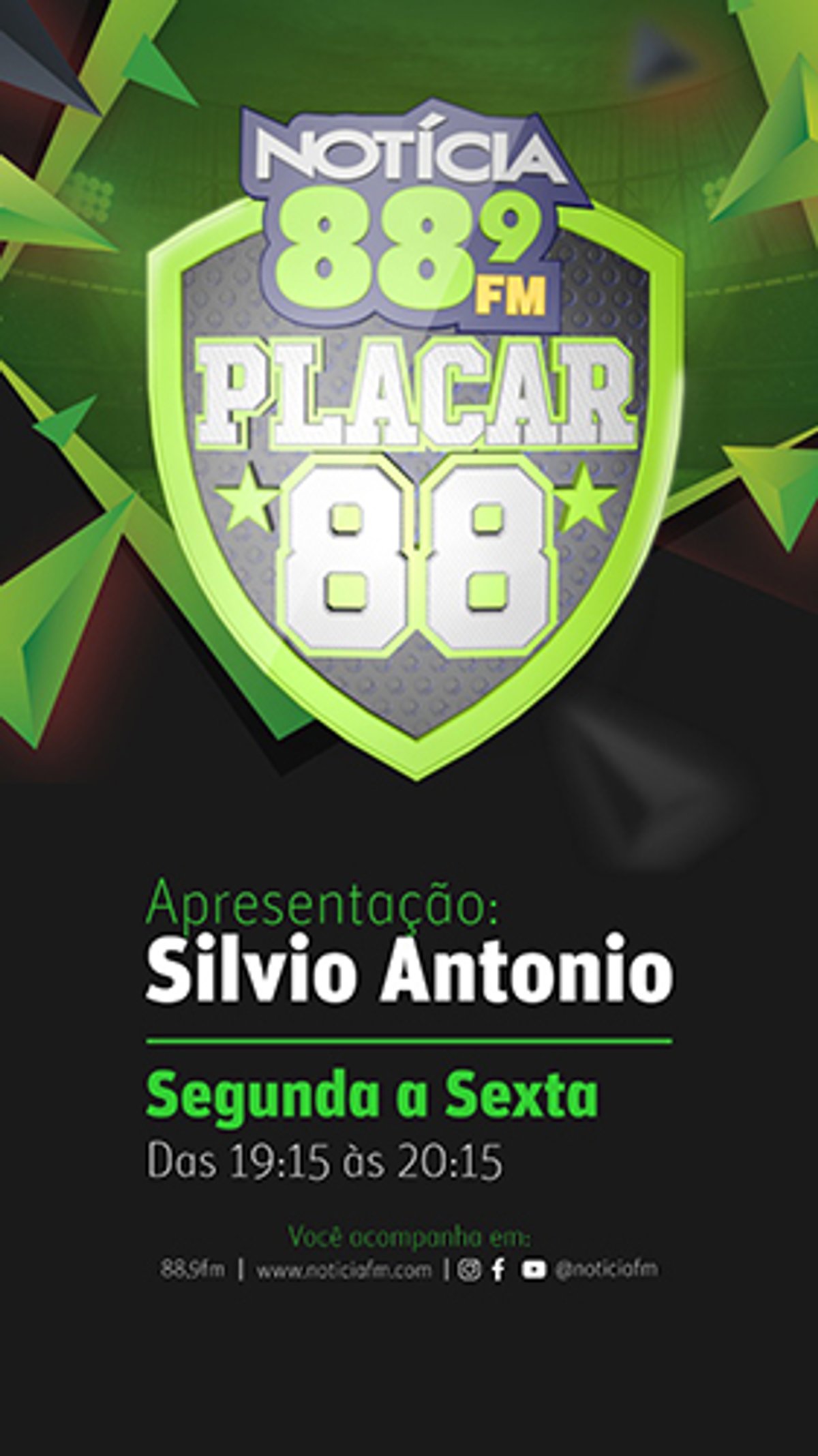 Notícia FM investe no esporte com o programa "Placar 88". Emissora aposta ainda em transmissões esportivas