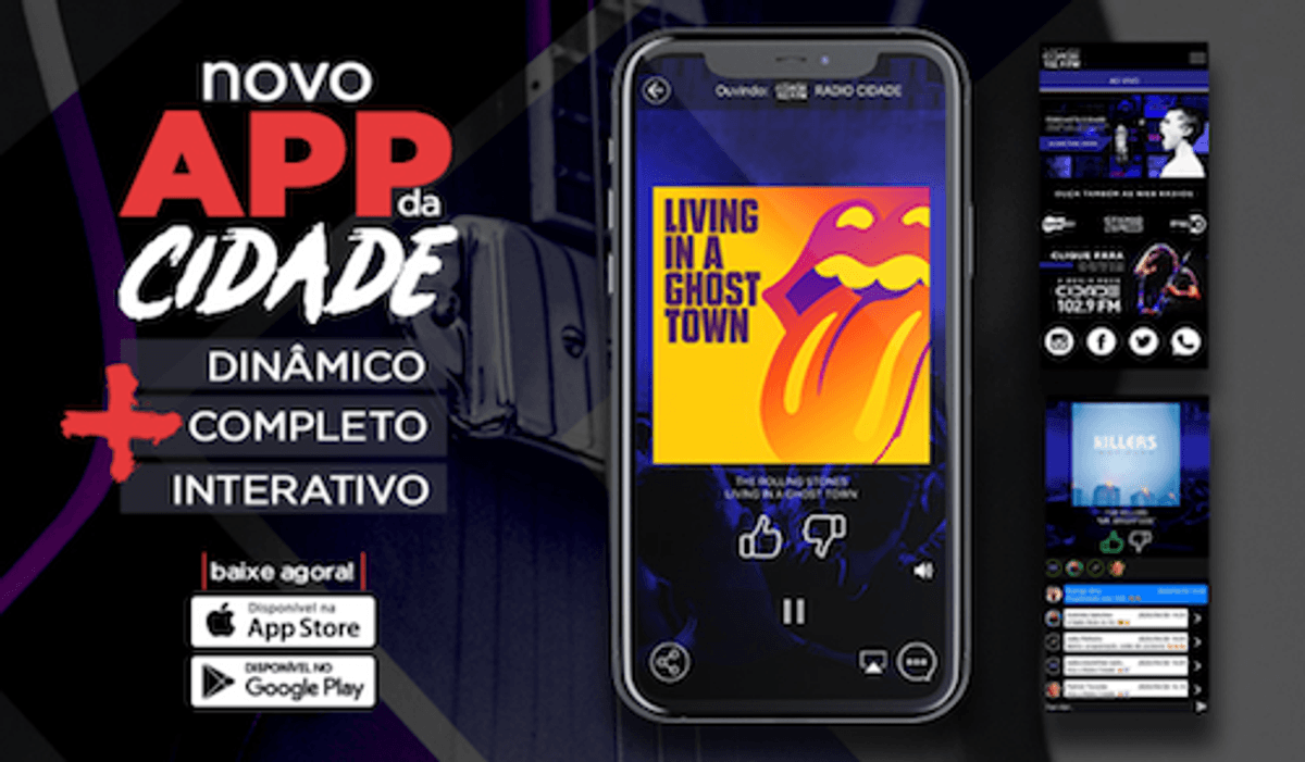 Cidade FM e JBFM fazem upgrade de seus aplicativos para smartphones