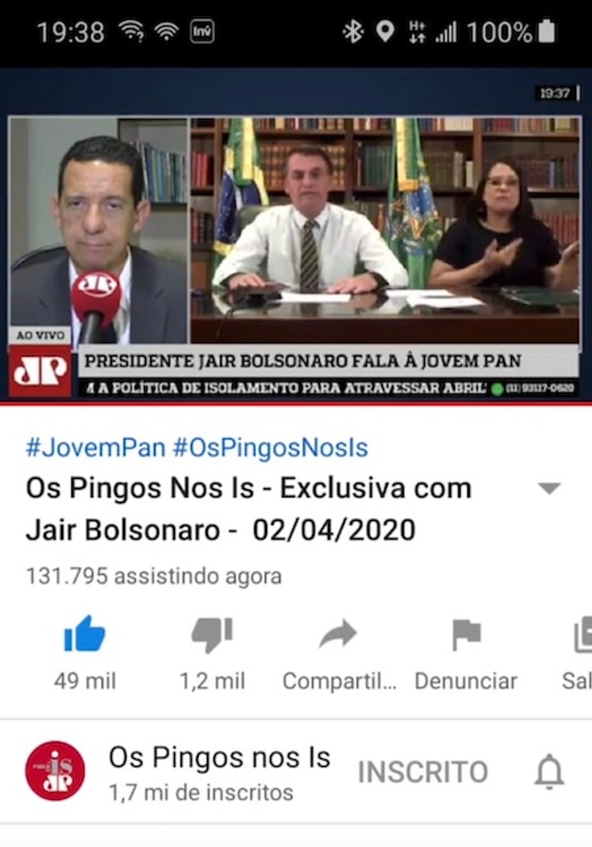 Exclusivo: Jovem Pan News registra forte audiência digital com entrevista de Bolsonaro e confirma chegada ao FM de Campinas