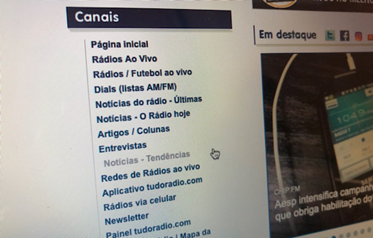 Portal tudoradio.com facilita acesso às matérias especiais sobre tendências e o atual momento do meio Rádio