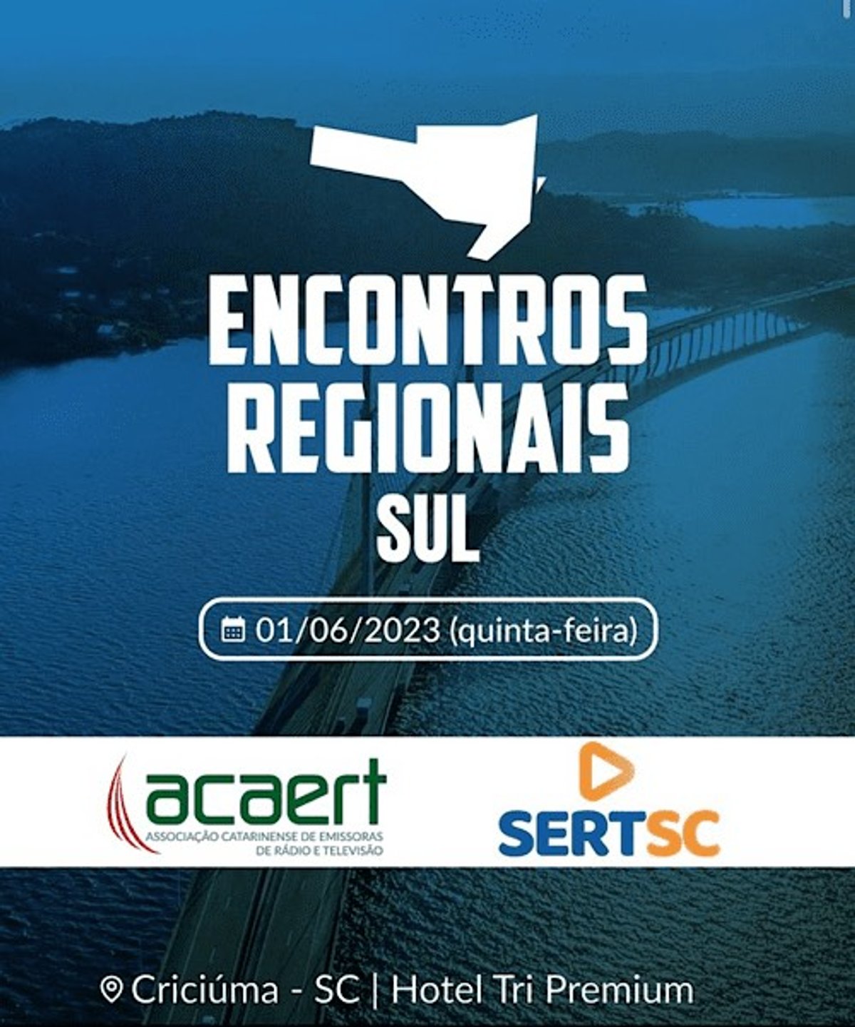 ACAERT e SERT/SC anunciam mais um Encontro Regional