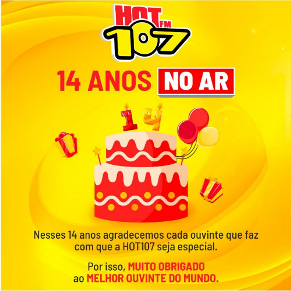 Hot 107 FM completa 14 anos no Centro Paulista e lança programa jornalístico com duas edições diárias