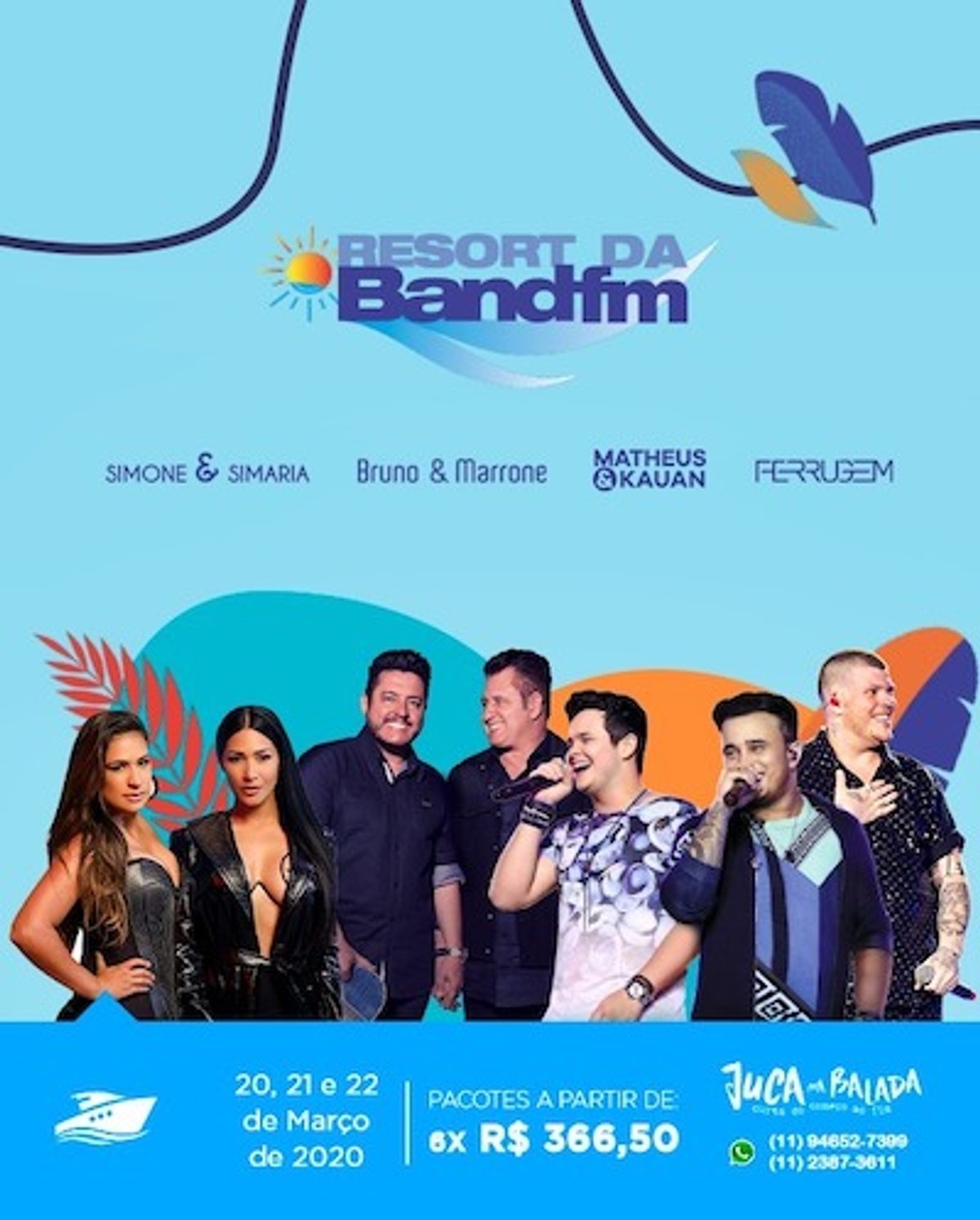 Band FM realiza primeira edição do Resort da Band 2020 em São Paulo