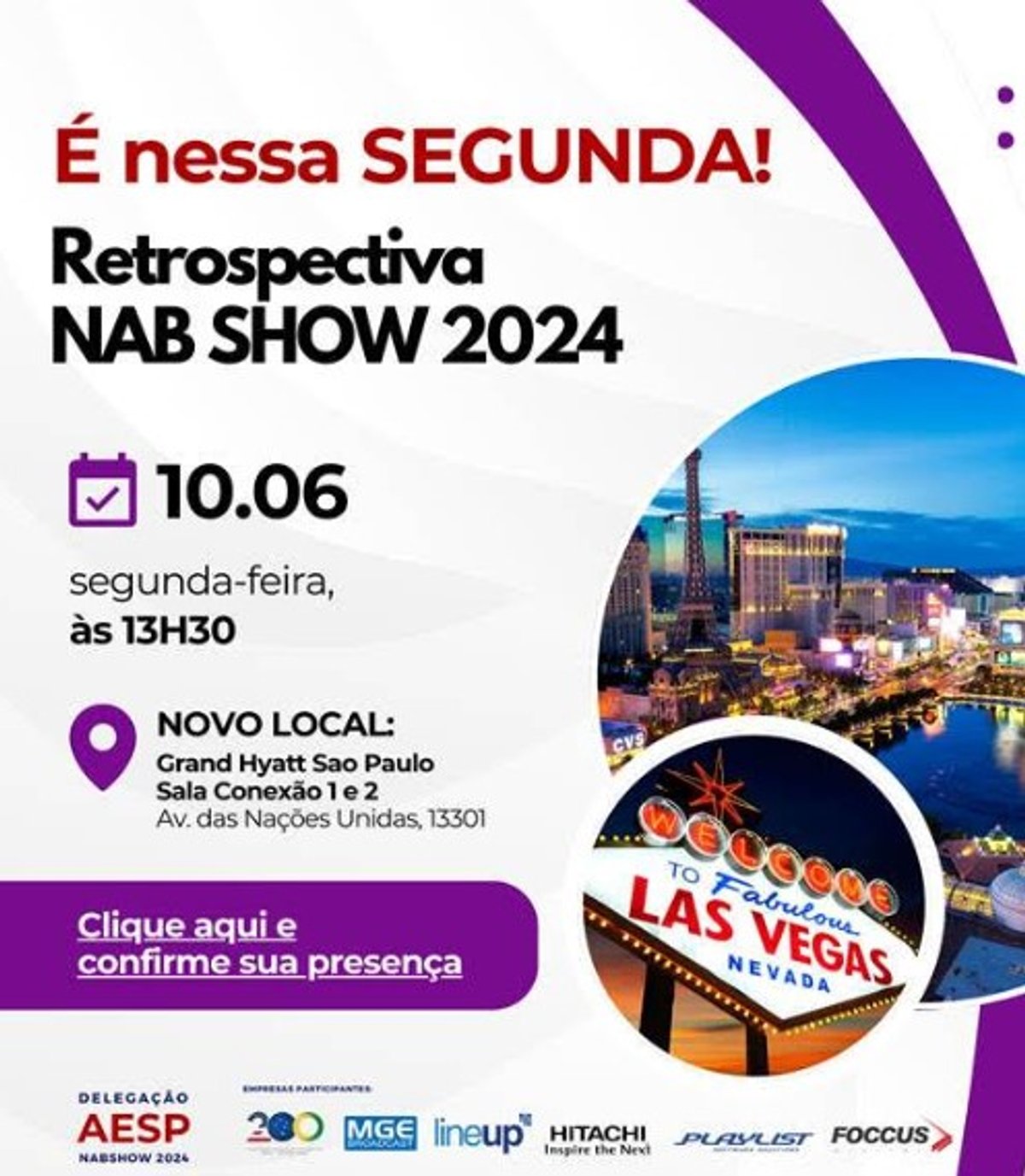 AESP realiza Retrospectiva do NAB Show 2024 em São Paulo