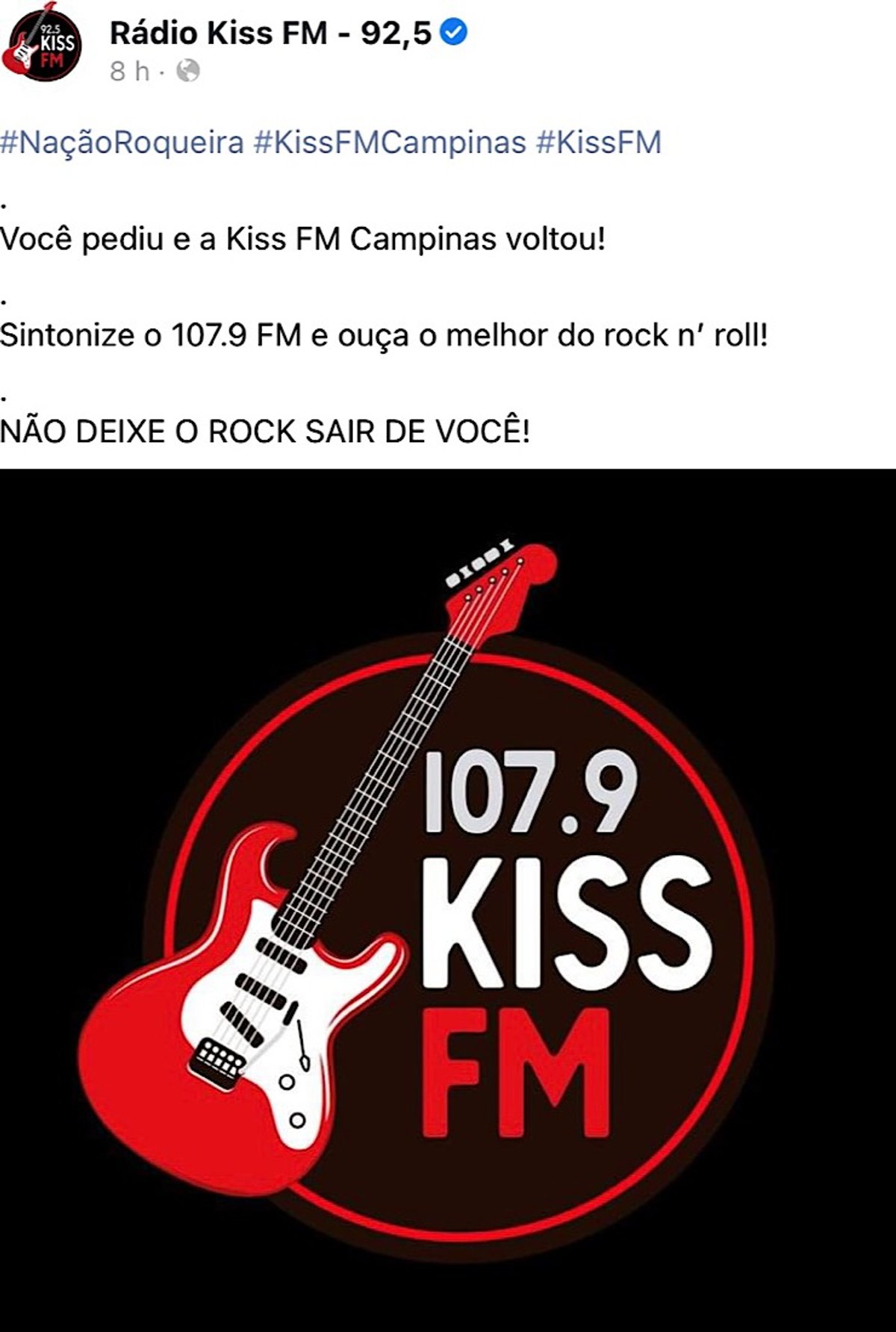 Kiss FM retorna ao dial da Grande Campinas (SP)