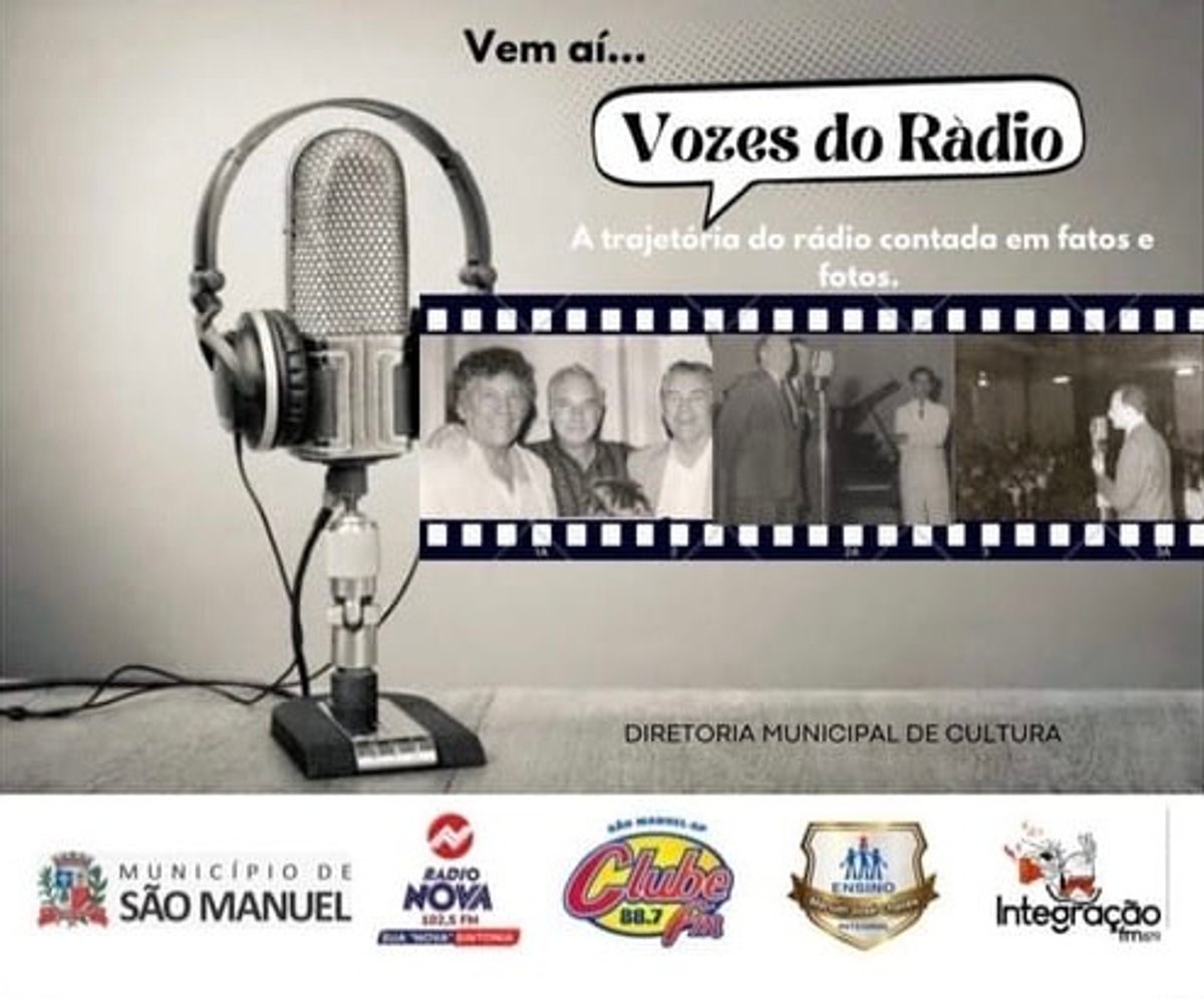 Evento presta homenagem aos comunicadores do rádio de São Manuel (SP)