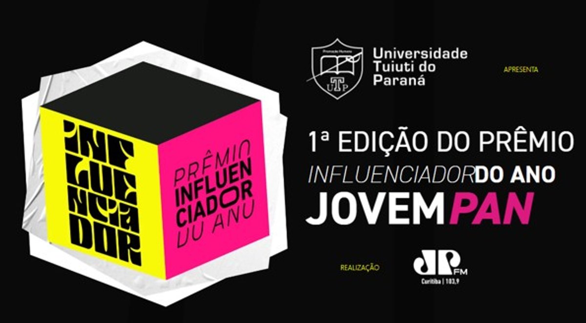 Jovem Pan FM realiza premiação do 1º Prêmio Influenciador do Ano em Curitiba