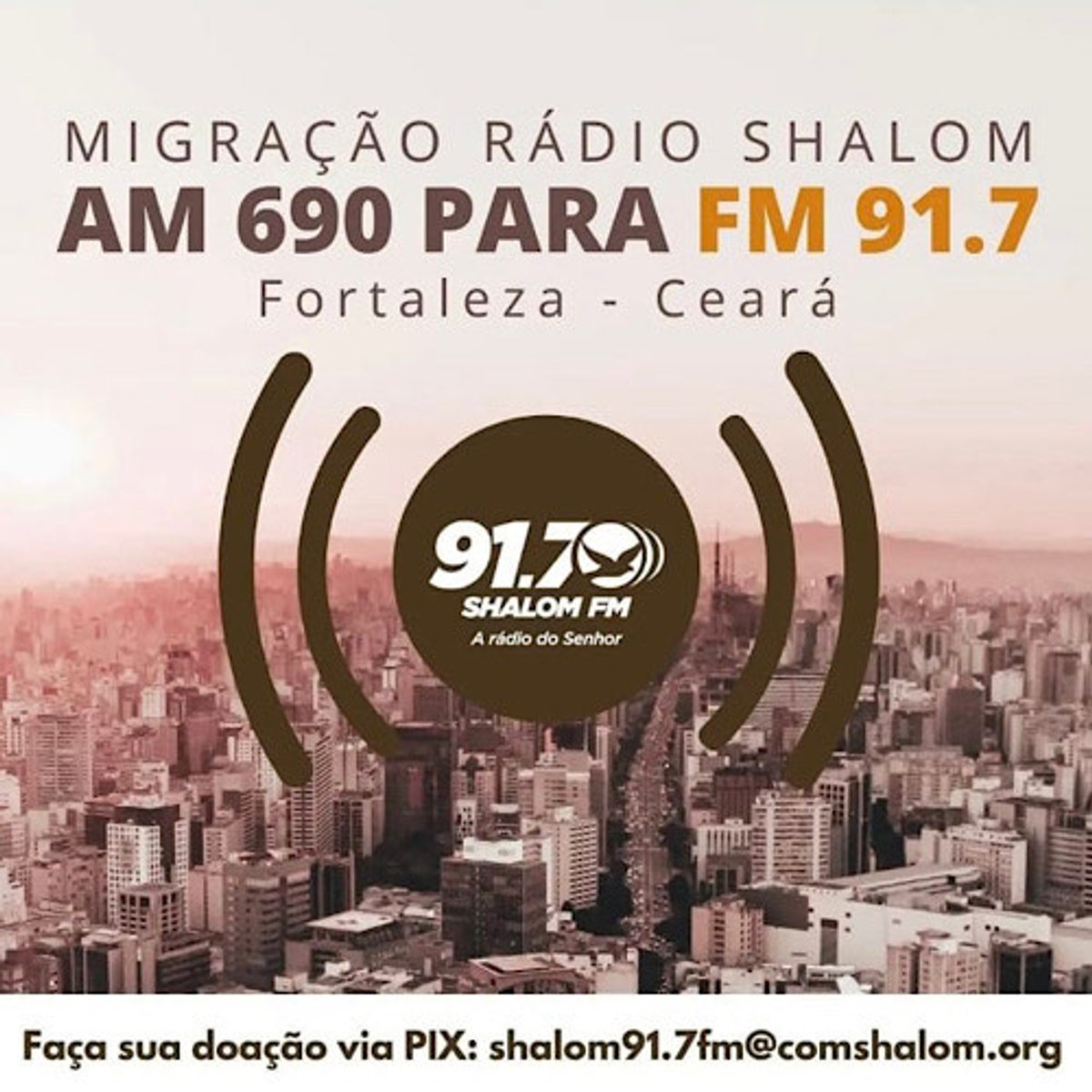 Shalom AM realiza campanha de arrecadação para seu processo de migração AM-FM