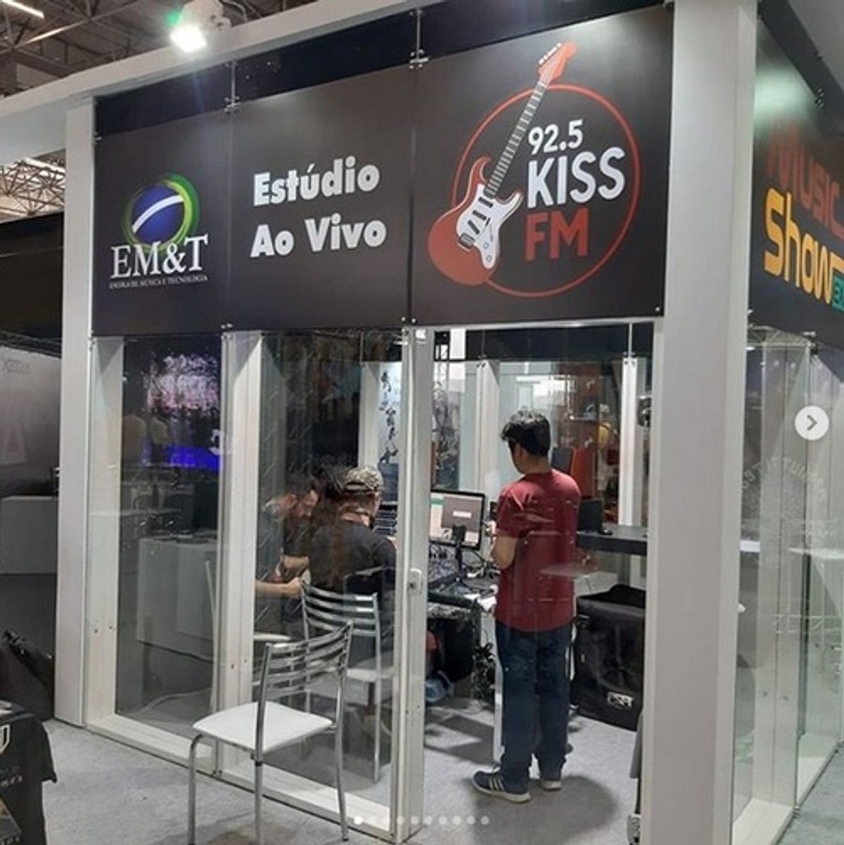 Music Show Exp 2019 acontece até este final de semana e Kiss FM está presente com estúdio ao vivo