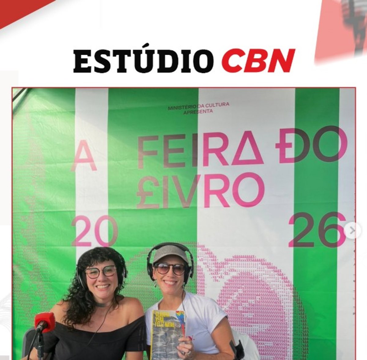 CBN realiza edições especiais do Estúdio CBN na Feira do Livro em São Paulo