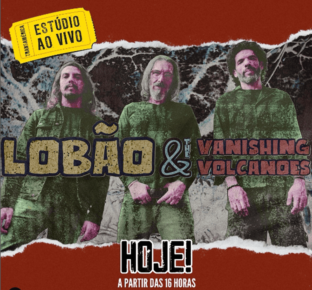 Estúdio Ao Vivo Transamérica recebe o cantor Lobão nesta terça-feira (14)