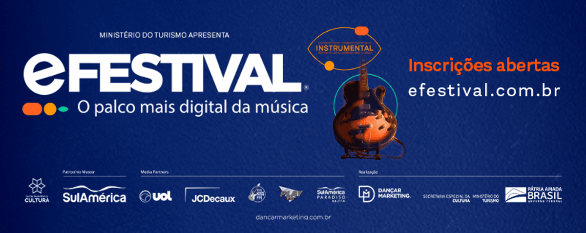 Kiss FM, Play FM e SulAmerica Paradiso são parceiras de mídia da edição de 2022 do eFestival