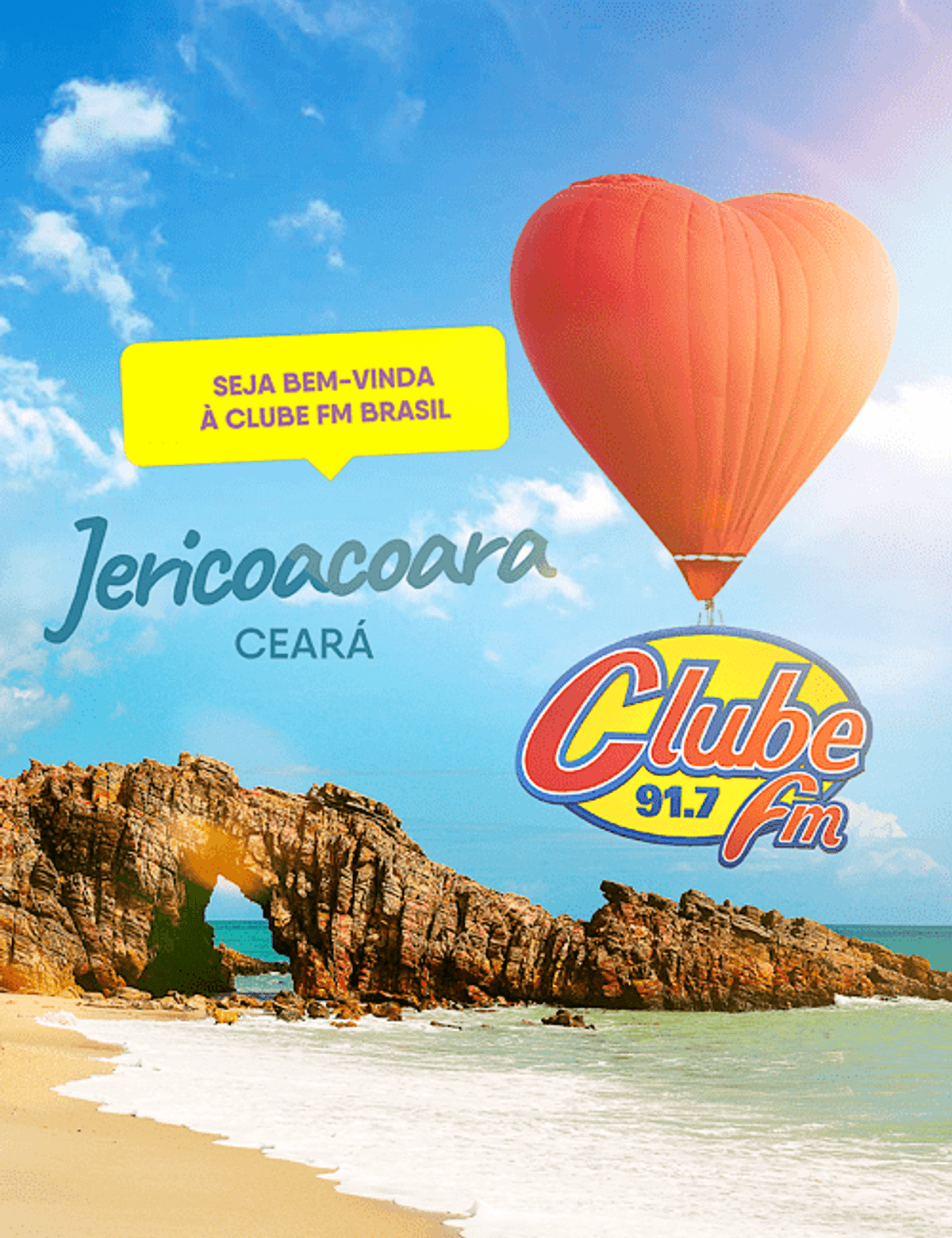 Afiliada da Rede Clube FM Brasil já está operando em Jijoca de Jericoacoara (CE)