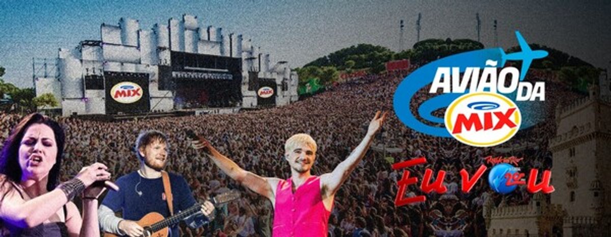 Avião da Mix, da Rádio Mix FM, levará ouvintes para o Rock in Rio Lisboa 2024